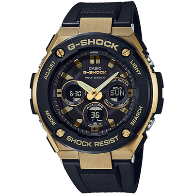 まるG-SHOCK G-STEEL GST-W300G ST-ST CASIO G-SHOCK GST-W300G-1A9JF G-STEEL Mid Size Series Radio Solar