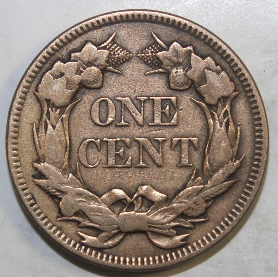 1857 1C Flying Eagle Cent - CHOICE AU / FREE SHIPPING- SMH-309 - Image 4 of 4