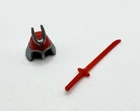 Hasbro GI Joe ARAH Budo Figure 1988 Accessories Lot Helmet Katana Sword Part