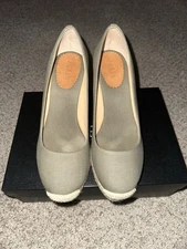 J.Crew Canvas Upper~Leather Lining~Seville Espadrille~Vintage Surplus~size 9