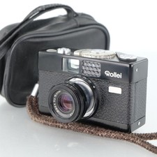 Rollei 35 B Compact Film Camera Triotar 40mm f3.5 Lens Black Vintage Germany