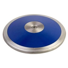 1.0 kg Lo Spin Competition ABS Plastic Discus Royal Blue  Silver