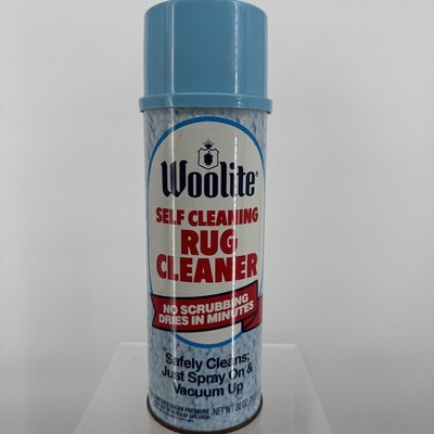 Vintage 1987 WOOLITE Carpet Rug Cleaner Spray Can Retro 80's