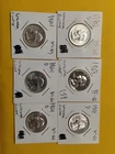 Lot Of 6 Silver BU And Proof Silver Quarters