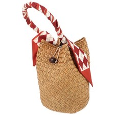  Borsa Paglia Tracolla Mare Famiglia Fatta Mano Da Spiaggia Estiva