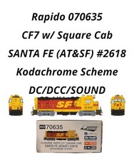 Rapido 70635 Ho Scale Cf7 Square Cab Dcdccsound Santa Fe Kodachrome 2618