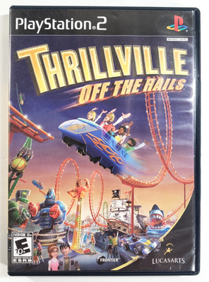 Thrillville: Off the Rails (Sony PlayStation 2, 2006) PS2 CIB Complete w/ Manual
