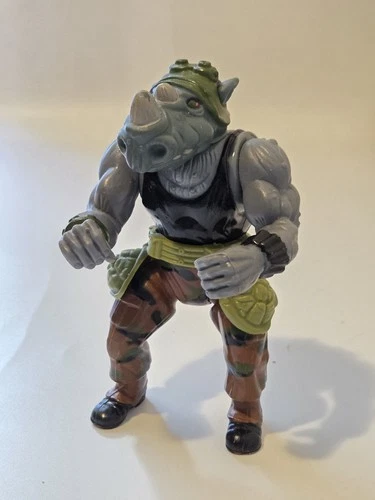 Teenage Mutant Ninja Turtles 1989 Playmates SoftHead Rocksteady with Belt Only