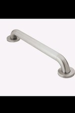 Moen R8712P Home Care Peened 12" Concealed Screw Grab Bar, Stainless Steel