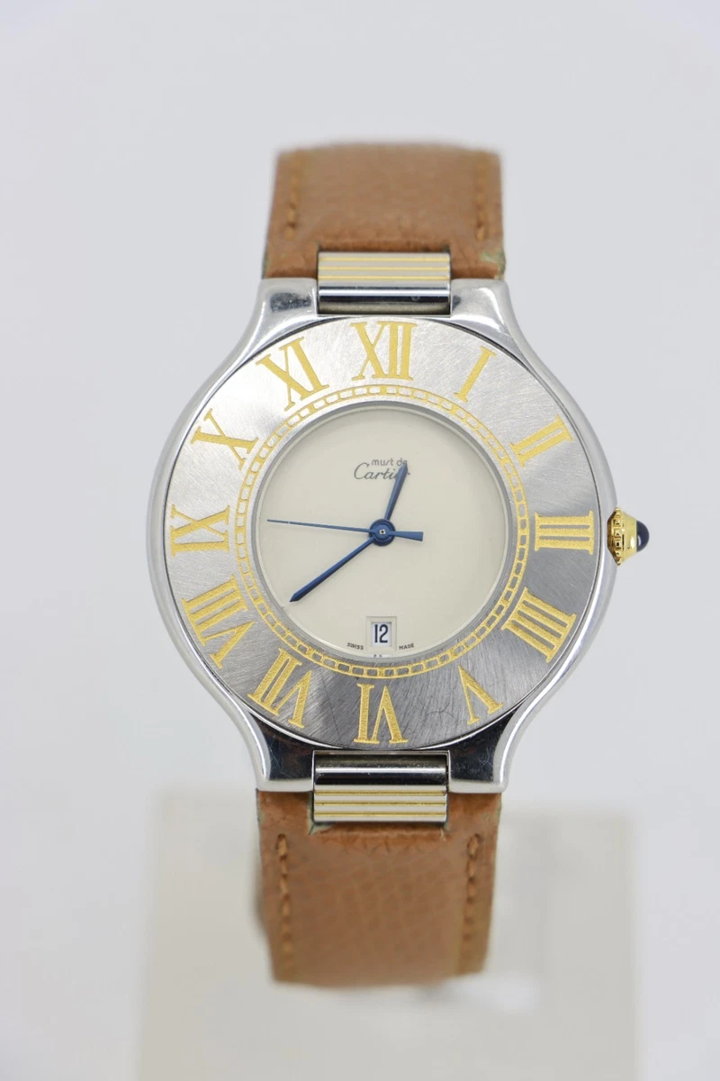 Cartier Must de Cartier 21 - 35 mm, Stainless Steel for sale | eBay