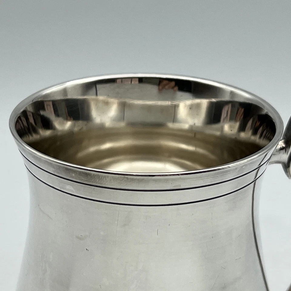 Portapenne da scrivania stile antico in argento silverplate sheffield boccale X - Immagine 4 di 4