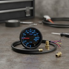 Mechanical Boost Vacuum Gauge Kit 30 Psi 2-116 52mm 7 Color Black Dial Mechanical Boost Vacuum Gauge Kit 30 Psi 2-116 52mm 7 Color Black Dial
