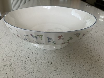 Royal Worcester Vergissmeinnicht Fuß Schale Bone China Blumenmuster