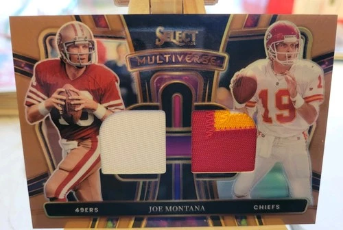 Panini 2024 Select Multiverse Copper Prizm Joe Montana 49ers Chiefs