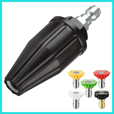 #ad Pressure Washer Turbo Nozzle Tips 360° Rotating Turbo with 5 Spray Nozzles ... $32.35