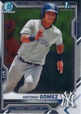 2021 Bowman #BCP-82 Antonio Gomez Chrome Prospects NM