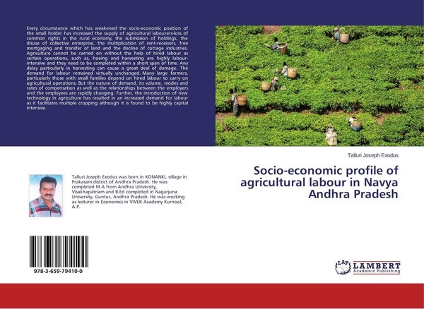 Socio-Economic Profile Of Agricultural Labour In Navya Andhra Pradesh Talluri Jo-image