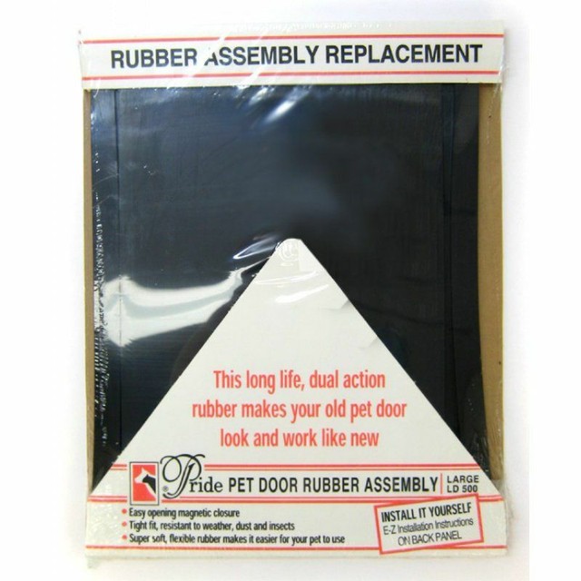 Pride Pet Doors Rubber Assembly Replacement Pet Door Flap Large (18.5
