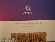 Creamy Double Peanutbutter Crisp Optavia 7 Bar 7/26 *BESTPRICEONEBAY* FREE SHIP