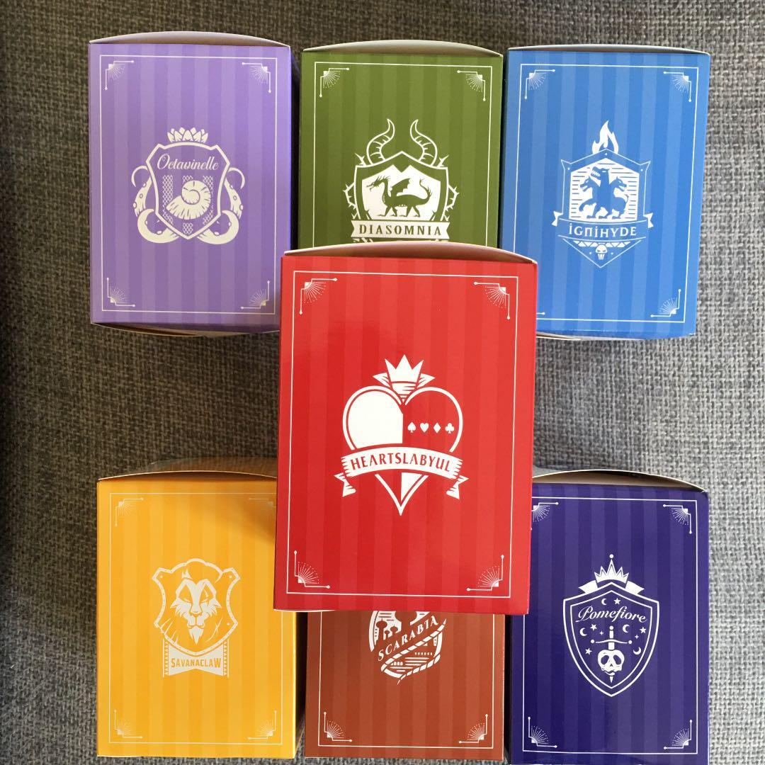 Disney Twisted Wonderland Original Clear Cup Complete 7 Set Kirin