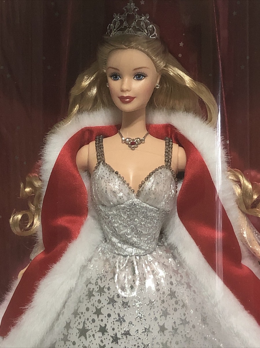 2001 Christmas Barbie Holiday Celebration Barbie Special Edition
