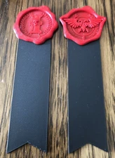 2 Warhammer 40k Purity Seal Bookmarks Astra Militarium Space Marine Inquisition