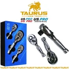 3PC US PRO Stubby Ratchet Handle Set 1/4" 1/2" 3/8" Drive 72 Teeth Cr-Mo DIY UK