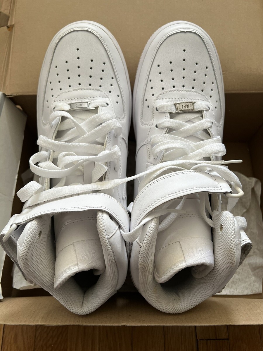 専用NIKE AIR FORCE 1 MID 07 315123 111 白 Nike Air Force 1 Mid 07 Triple White 315123-111 Size 8.5 B