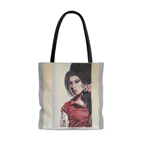 Sac fourre-tout cool Amy Winehouse Art - Photo 1 sur 3
