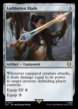 Lothlorien Blade 0077 Non Foil Rare LOTR Commander MTG Near Mint