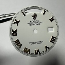 Rolex DayDate Day Date White Roman for Rose Gold 118235 118205