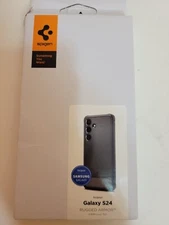 Spigen [Rugged Armor] Phone Case for Samsung Galaxy  S24 - Matte Black ACS07346