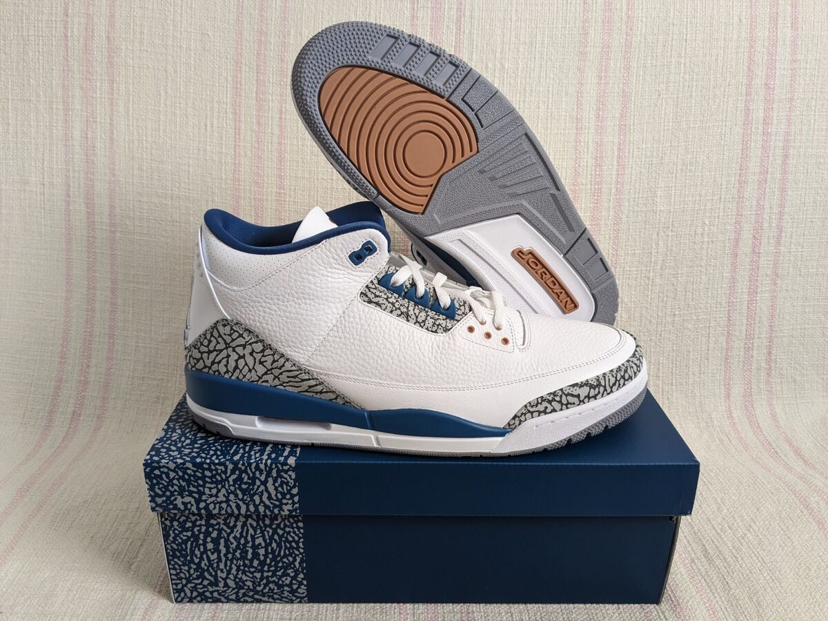 Air Jordan 3 Retro White True Blue Wizards AJ3 CT8532 148 Air Jordan 3 Retro White True Blue Wizards AJ3 CT8532 148