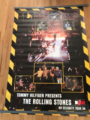 ROLLING STONES No Security tour poster giant 36x52 | eBay