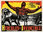 Hercules the Invincible aka Ercole l'invincibile 1964 Dan Vadis UK Quad Poster