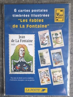 Lot Entier Postal "fables de La Fontaine" tp 2958 à 2963. Neuf sous blister - Photo 1/4