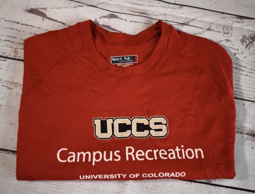 UCCS University Of Colorado Lifeguard T Shirt Red Large - Picture 3 of 8
