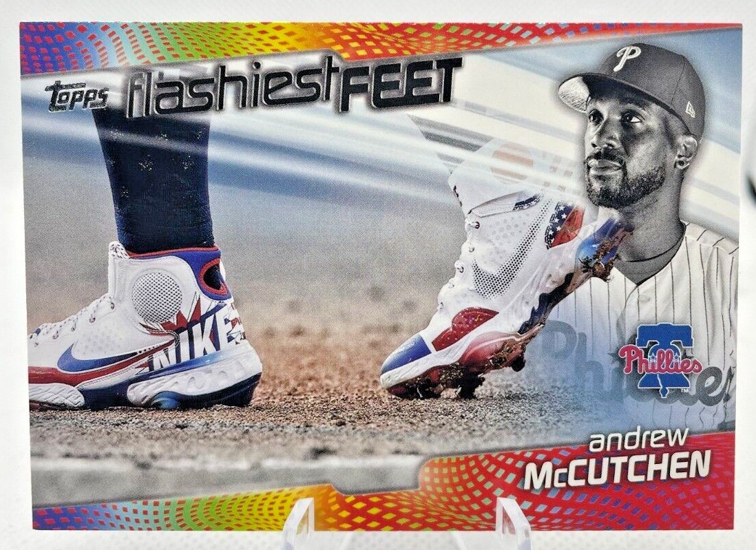 2022 Topps Series 1 Andrew McCutchen Flashiest Feet