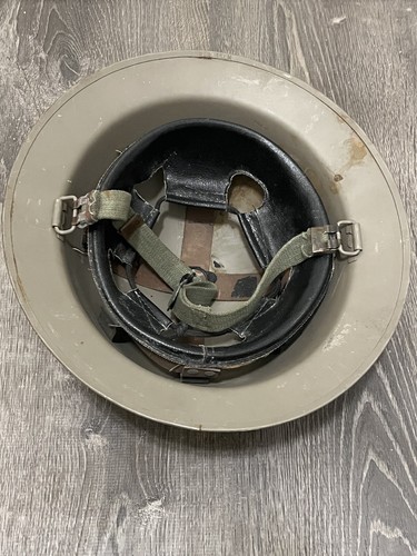 Antique Brodie Doughboy Helmet No. 56 VB56 1SLN - Picture 2 of 10