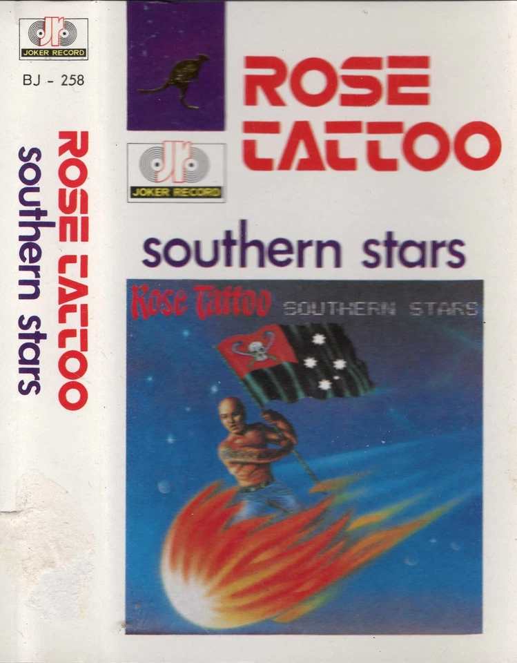 1984 MUSIC AUDIO CASSETTE TAPE - [ALBUM: SOUTHERN STARS] GROUP: ROSE TATTOO - Image 2 of 4