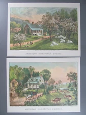 The Four Seasons, Currier and Ives, Reproductions