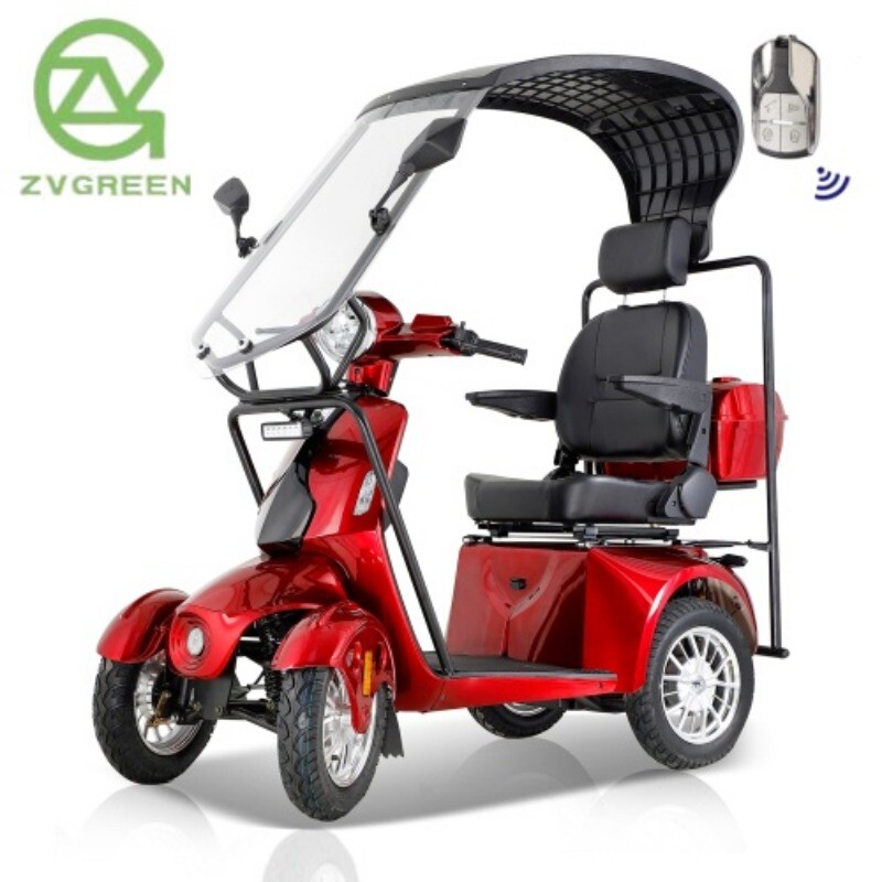 Heavy Duty Mobility Scooter with Roof 800W 60V20A for