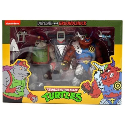Dirtbag and Groundchuck 2-Pack Teenage Mutant Ninja Turtles TMNT Figur NECA