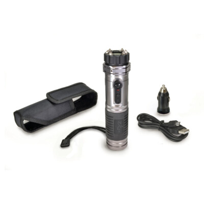 ZAP Light Rechargeable Stun Gun – 1 Million Volts, Built-in Flashlight