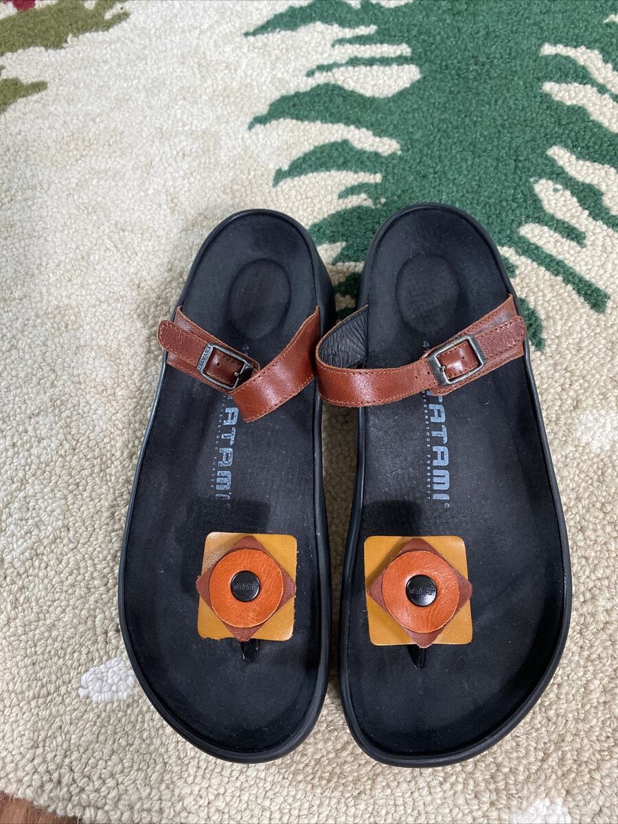 Birkenstock Tatami Multicolor Leather Floral Thong Strap Birkenstock Tatami Multicolor Leather Floral Thong Strap