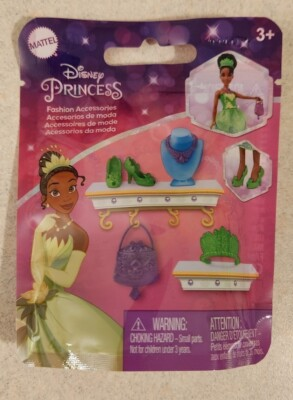 #ad Mattel Disney Princess Tiana BARBIE SIZE Fashion Accessories Pack 4 PIECES New $4.95