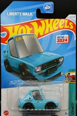 Hot Wheels 2024 Teal Liberty Walk Nissan Skyline 2000GT-R LBWK # 213/ ...