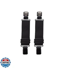 GARGOYLE BELLS Adjustable Boot Clips for Motorcycle Riding, Black Boot Straps