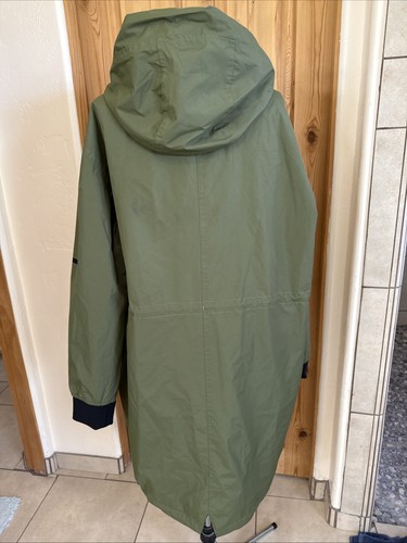 MSX BY MICHAEL STRAHN MENS LG JACKET OLIVE POLYESTER COAT HOOD RAIN/WIND RESIST - Picture 3 of 8