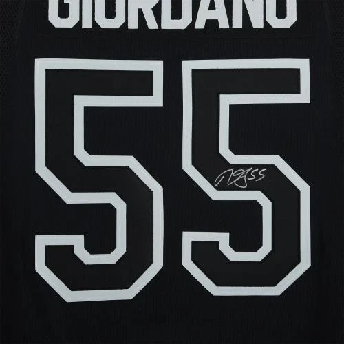 Camiseta deportiva Adidas alternativa negra firmada por Mark Giordano Toronto Maple Leafs auténtica Foto 4 de 4